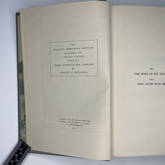 "BEN-HUR: A Tale of the Christ" by Lew Wallace, 1908, Wallace Memorial Edition - Picture 6 of 10